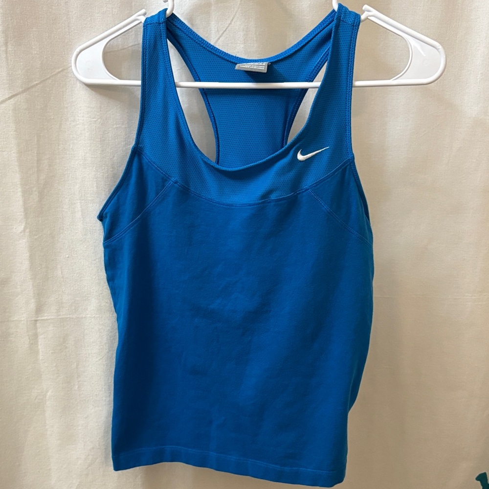 Nike Racerback Tank in Vibrant Blue